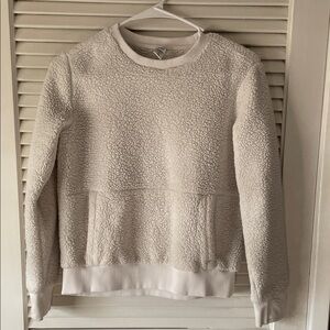 Athleta Girl Cozy Cream Sweatshirt